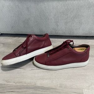 COPY - Brioni maroon leather men’s sneaker